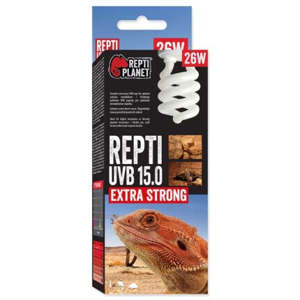 ŚWIETLÓWKA KOMPAKTOWA UVB 15.0 26W EXTRA STRONG REPTIPLANET